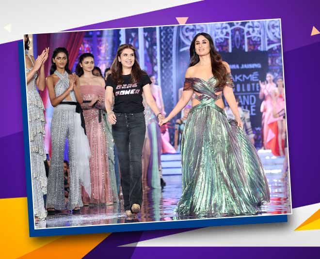 लैक्मे फैशन वीक 2018- करीना कपूर खान lakme fashion week bollywood actress kareena kapoor khan