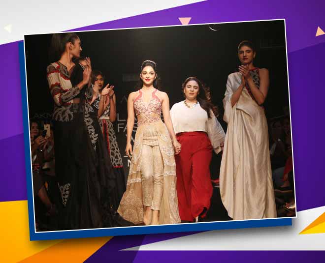 लैक्मे फैशन वीक 2018- कियारा अडवानी lakme fashion week bollywood actress kiara advani