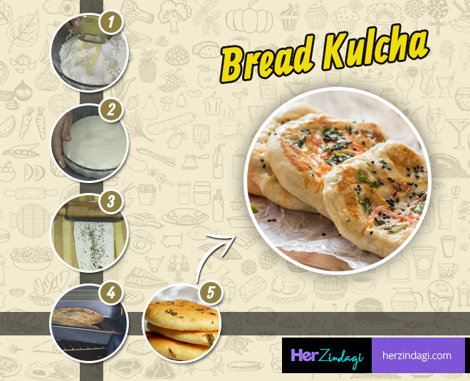 low calorie bread kulcha recipe