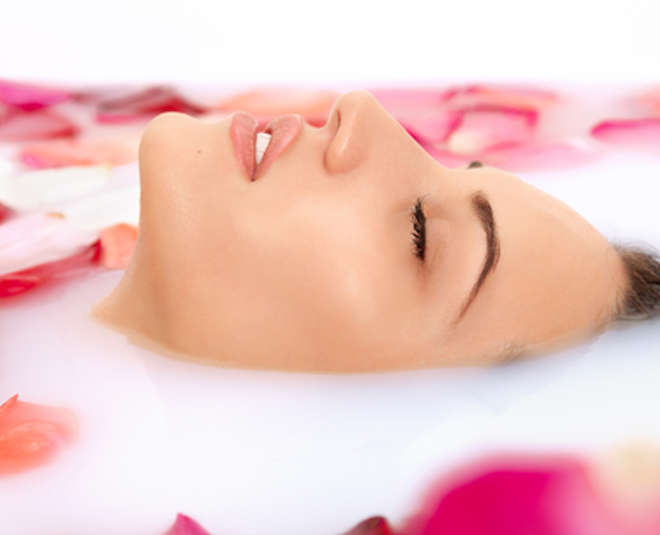 milk bath to get flaowless skin like cleopetra inside 