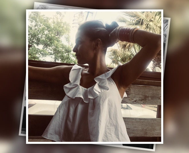 neha dhupia underarms