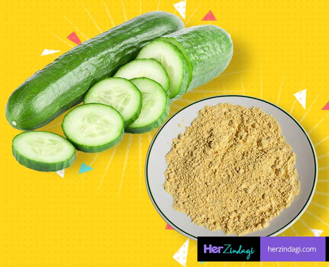 one katori besan for glowing skin inside