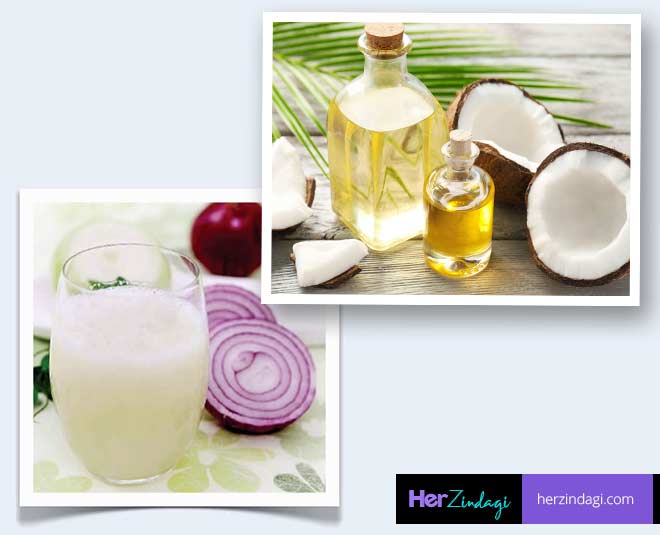 onion and coconut oil inside