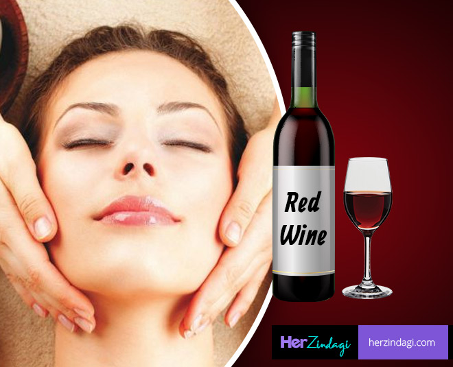 use wine facial to get natural glow and blush use wine facial to get