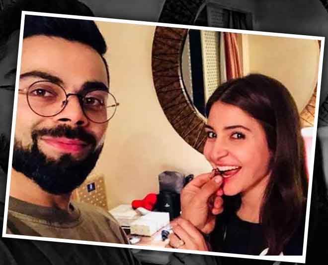 virat anudhka sharma drink this water inside