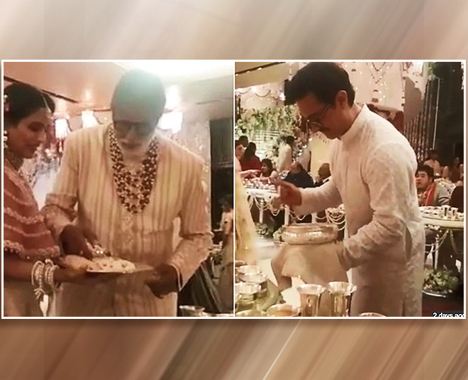 Aishwarya rai bachchan, shahrukh khan, aamir khan served the food in isha ambani wedding, why they do so