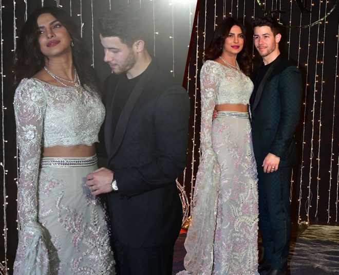 Priyanka Chopra and Nick Jonas new fashion moments in bollywood wedding reception at mumbai