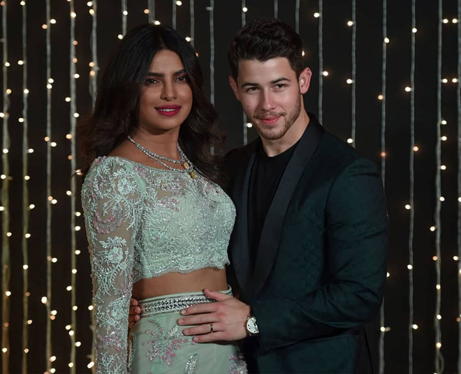 Priyanka Chopra and Nick Jonas new fashion moments in bollywood wedding reception at mumbai