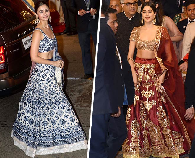 alia bhatt flaunt their fashionable outfits in isha ambani wedding 