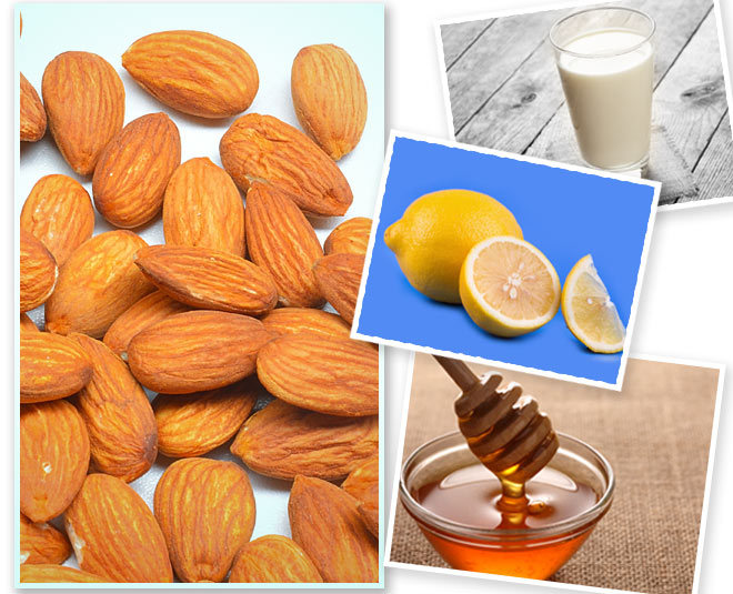 Almond & Milk Face pack home remedy for anti ageing skin