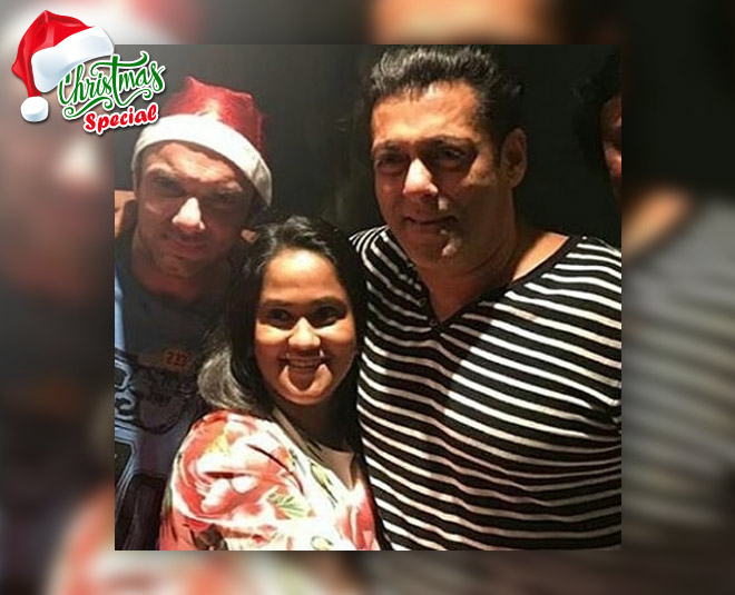 सलमान खान का क्रिसमस डांस bollywood stars christmas celebration salman
