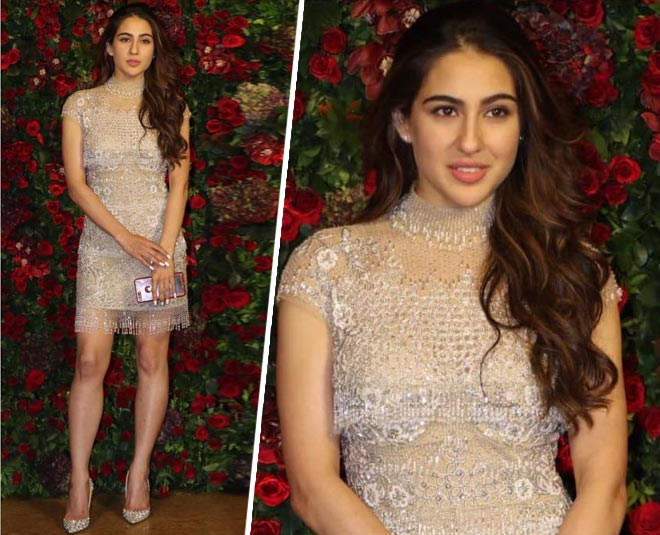 deepika reception sara ali khan inside