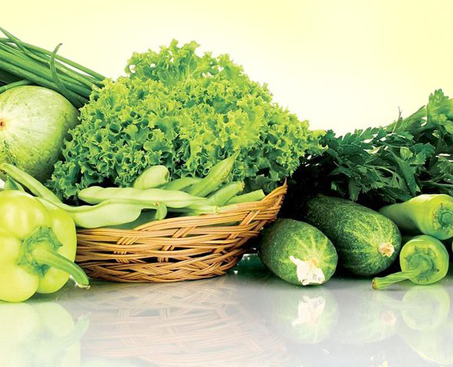 green vegetable fertility food inside