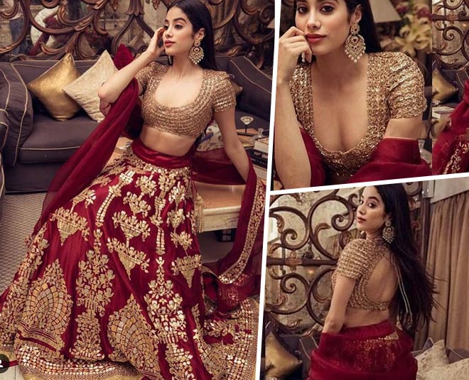 jhanvi kapoor keyhole blouse design