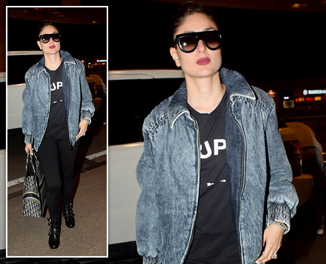 करीना कपूर ख़ान kareena air port look insie