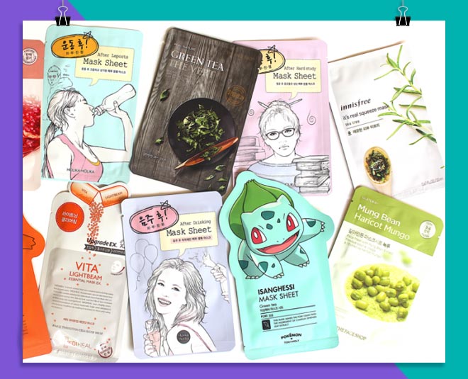 korean sheet mask must have products