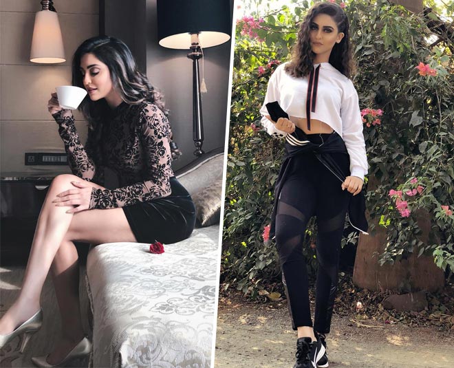 krystle dsouza shared a habit of eating food