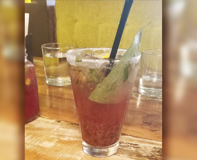 mystery of spice noida paan gulkhand mojito inside