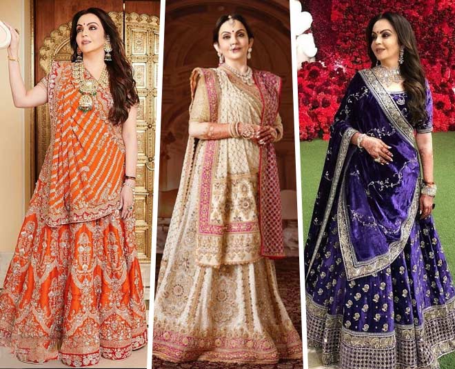 Nita ambani shop daughter wedding dress