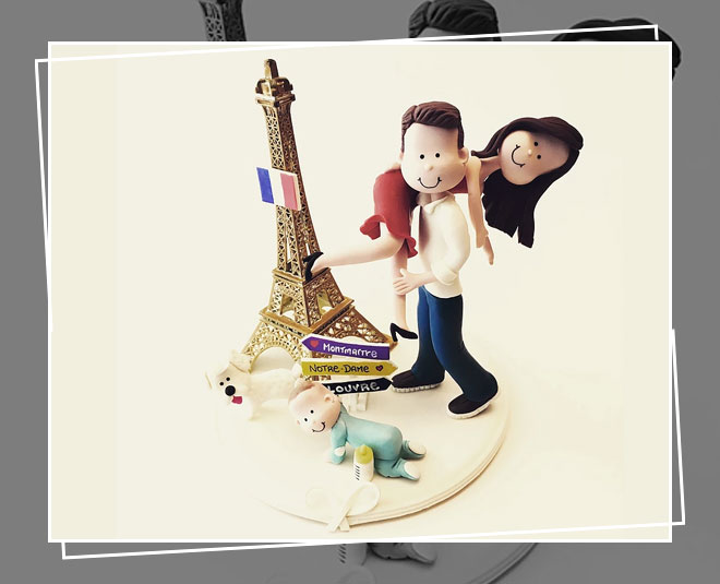 post wedding honeymoon cake idea