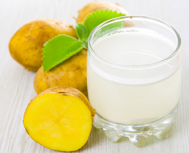 potato juice for hair inside