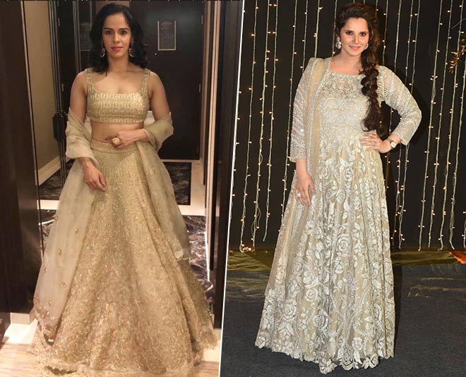 priyanka nick bollywood reception saina sania inside