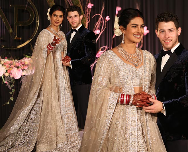 Priyanka chopra 2024 white lehenga