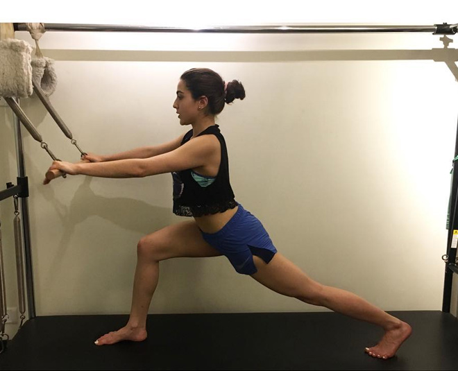 sara ali khan weight loss pilates inside