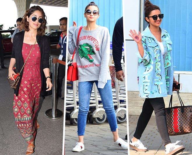 yami alia parineeti super casual airport look main