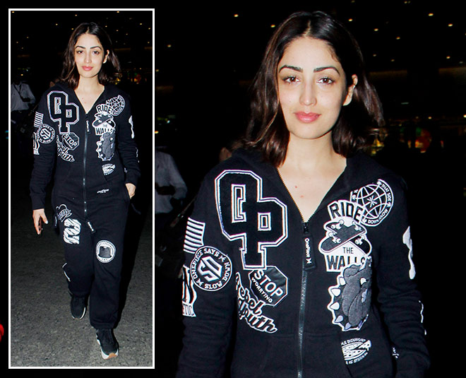 यामी गौतम yami gautam air port look inside