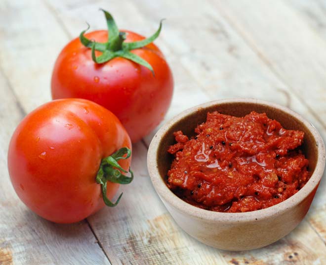 Easy Recipe Tomato Pickle inside 