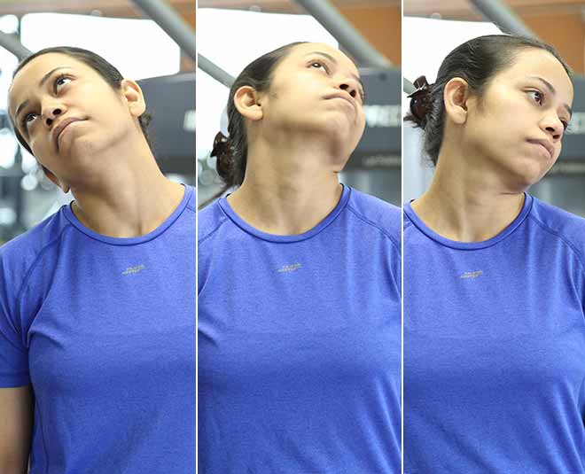Neck stretching benefits neck rotation