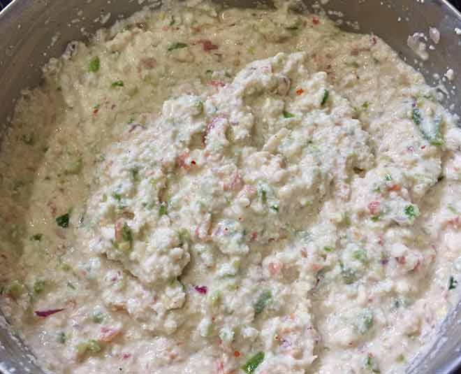 Veg Suji rava Cutlet mixer