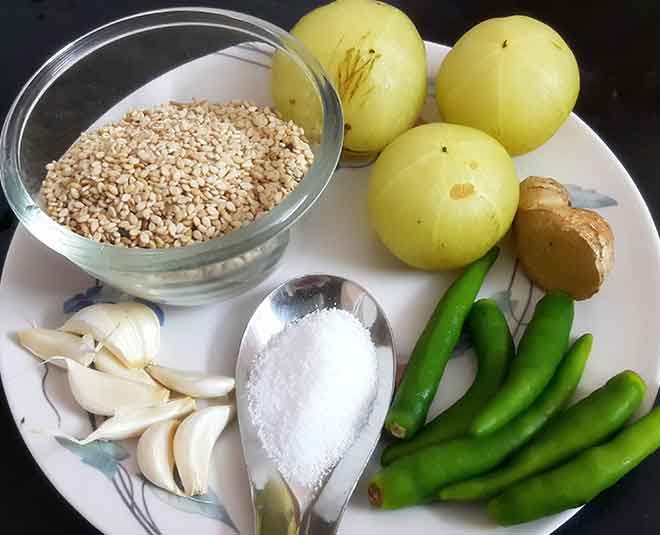 amla chatni recipe dhania Inside