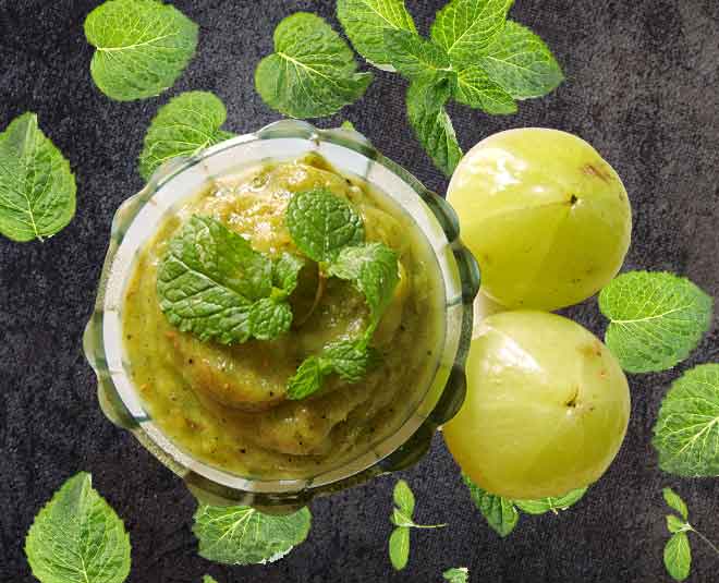 amla chatni recipe dhania inside