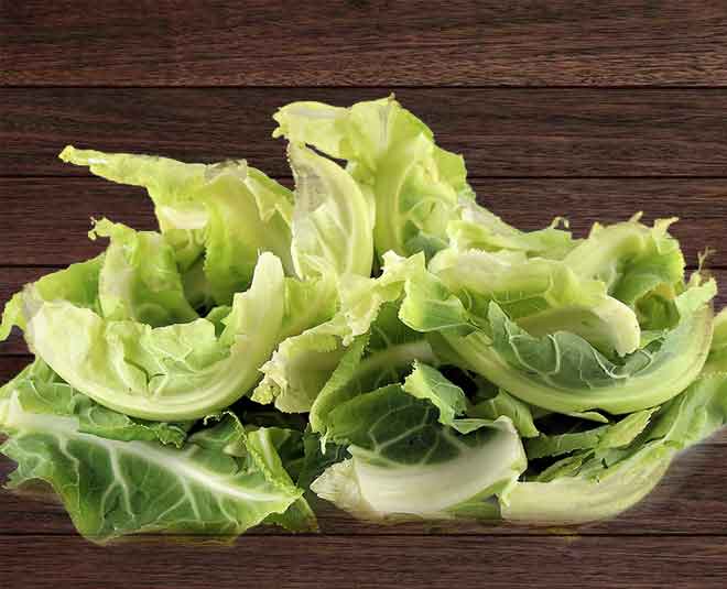 cauliflower leaves chutney inside 