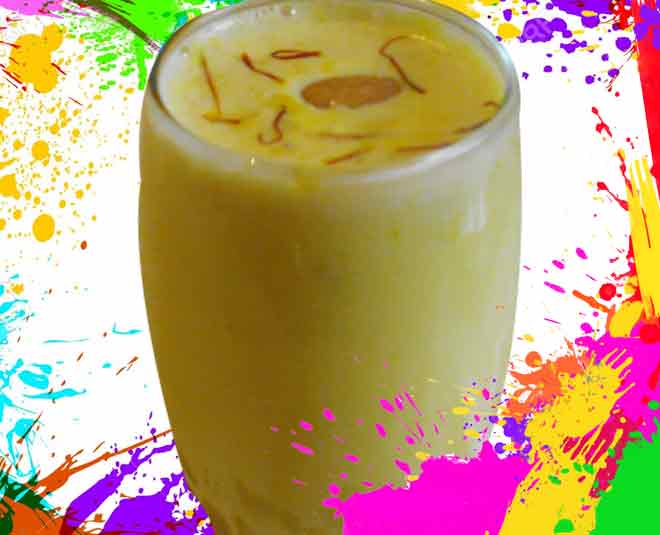 holi festival special drinks badam