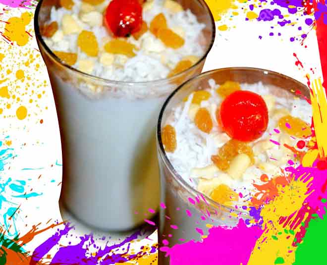 holi festival special drinks lassi