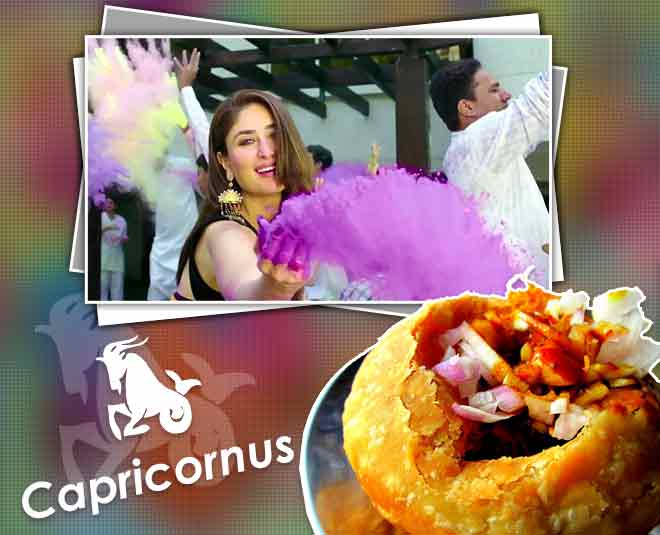 मकर holi zodiac bollywood food INSIDE
