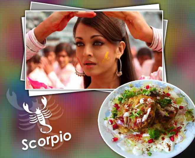वृश्चिक holi zodiac bollywood food INSIDE