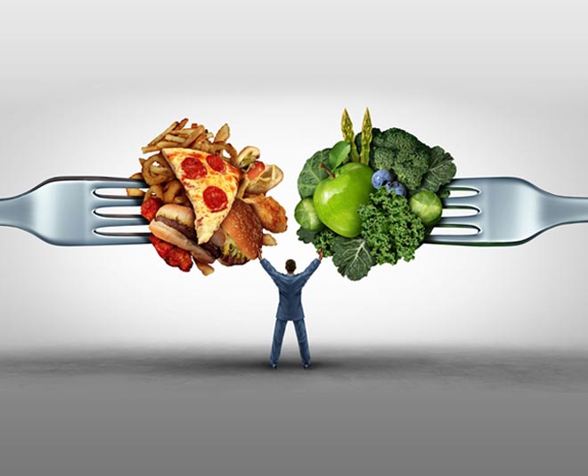 junk and health food