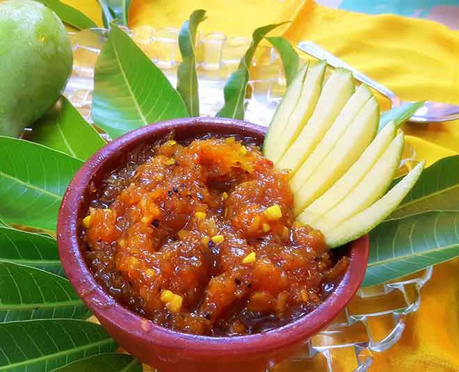 kachche aam chatuney ready