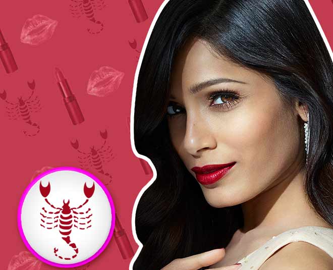 Scorpio (वृश्चिक) lipshade according to zodiac sign Scorpio