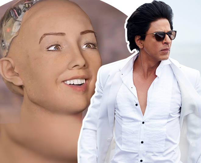 robot sophia likes shahrukh khan ()