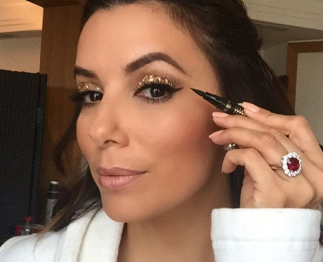 shimmer makeup to look different in party in