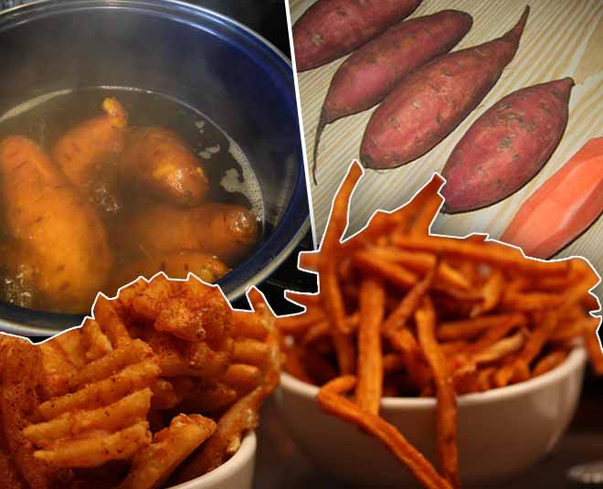 sweet potato chaat recipe street food