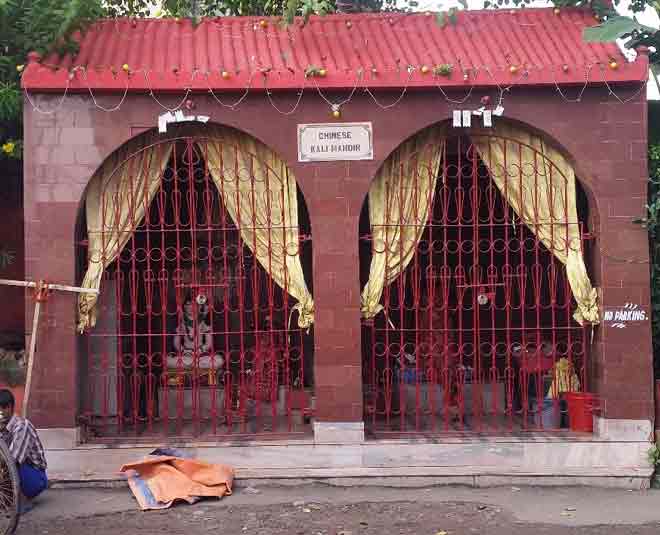 temple where goddess kali eat chinese food ()