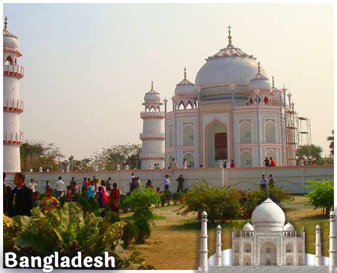 there are five other tajmahal in diffrent countries of the world ()