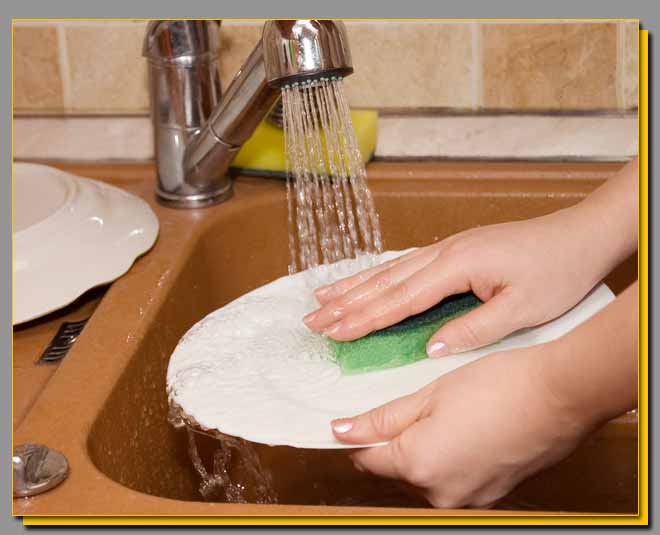 weight loss washing dish