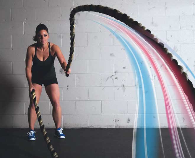 Battle rope workout i